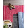 imageDII Variegated Recycled Yarn Modern Edge Stripe 2x3 StoneRed