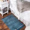 imageDII Variegated Recycled Yarn Modern Edge Stripe 2x3 StoneTeal
