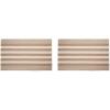 imageDII Woven Rag Rug Collection Recycled Yarn Cabana Stripe 2x3 NaturalCabana Stripe Stone