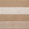 imageDII Woven Rag Rug Collection Recycled Yarn Cabana Stripe 2x3 NaturalCabana Stripe Stone