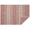 imageDII Woven Rag Rug Collection Recycled Yarn Variegated Rustic Stripe 2x3 GrayCinnamon