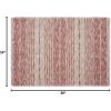 imageDII Woven Rag Rug Collection Recycled Yarn Variegated Rustic Stripe 2x3 GrayCinnamon
