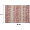 imageDII Woven Rag Rug Collection Recycled Yarn Variegated Rustic Stripe 2x3 GrayCinnamon