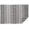 imageDII Woven Rag Rug Collection Recycled Yarn Variegated Rustic Stripe 2x3 GrayGrey