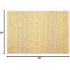 imageDII Woven Rag Rug Collection Recycled Yarn Variegated Rustic Stripe 2x3 GrayHoney Gold