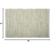 imageDII Woven Recycled Yarn Rag Rug Collection Miniature Diamonds 2x3 StoneArtichoke