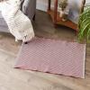 imageDII Woven Recycled Yarn Rag Rug Collection Miniature Diamonds 2x3 StoneBarn Red