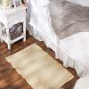 imageDII Woven Recycled Yarn Rag Rug Collection Miniature Diamonds 2x3 StoneHoney Gold