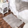 imageDII Woven Recycled Yarn Rag Rug Collection Miniature Diamonds 2x3 StoneLeather Brown