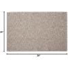 imageDII Woven Recycled Yarn Rag Rug Collection Miniature Diamonds 2x3 StoneLeather Brown