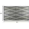 imageDII Woven Rugs Collection HandLoomed 2x3 Navy Blue DiamondDiamond Gray