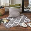 imageDII Woven Rugs Collection HandLoomed 2x3 Navy Blue DiamondGray Lattice