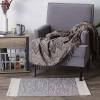 imageDII Zig Zag Throw Collection Statement Blanket 50x60 StoneStone
