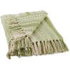imageDII Braided Striped Decorative Throw Blanket 50x60 ArtichokeAntique Green