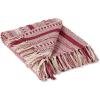 imageDII Braided Striped Decorative Throw Blanket 50x60 ArtichokeBarn Red