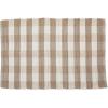 imageDII Buffalo Check Rug Collection Hand Dyed Reversible Chindi Rug 26x40 BlackStoneCream
