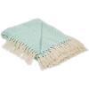 imageDII Chevron Throw Collection Handloomed Cotton 50x60 EggplantAqua