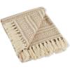imageDII Global Diamond Stripe Woven Throw 50x60Inch StoneStone