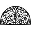 imageDII Rubber Doormats Collection All Weather 18x30 Welcome Half MoonWrought Iron Half Round