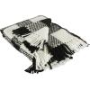 imageDII Textured Modern Varigated Acrylic Woven Throw 50x60Inch BlushBlack  White Buffalo Check