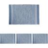 imageDII Variegated Recycled Yarn Modern Edge Stripe 2x3 StoneBlue
