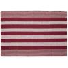 imageDII Woven Rag Rug Collection Recycled Yarn Cabana Stripe 2x3 NaturalBarn Red