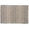 imageDII Woven Rag Rug Collection Recycled Yarn Variegated Rustic Stripe 2x3 GrayBrown