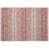 imageDII Woven Rag Rug Collection Recycled Yarn Variegated Rustic Stripe 2x3 GrayCinnamon