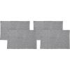 imageDII Woven Recycled Yarn Rag Rug Collection Miniature Diamonds 2x3 StoneDiamond Gray