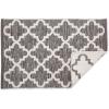 imageDII Woven Rugs Collection HandLoomed 2x3 Navy Blue DiamondGray Lattice