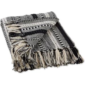 imageDII Braided Striped Decorative Throw Blanket 50x60 ArtichokeBlack