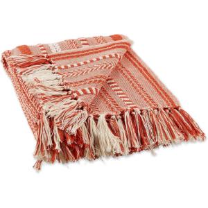 imageDII Braided Striped Decorative Throw Blanket 50x60 ArtichokeVintage Red