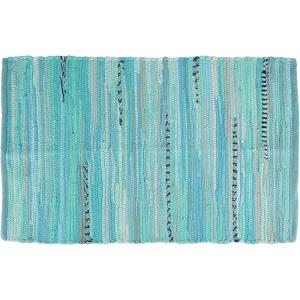 imageDII Chindi Home Collection Handwoven Multicolor Area Rag Rug 20x315Aqua