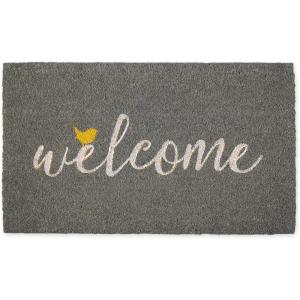 imageDII Natural Coir Doormat Outdoor Welcome Mat 17x29 Cabana StripesBird