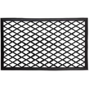 imageDII Rubber Doormats Collection All Weather 18x30 Welcome Half MoonDiamond Lattice