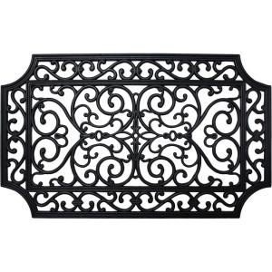 imageDII Rubber Doormats Collection All Weather 18x30 Welcome Half MoonFrench Quarter