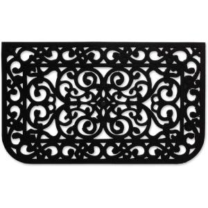 imageDII Rubber Doormats Collection All Weather 18x30 Welcome Half MoonScroll Pin