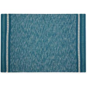 imageDII Variegated Recycled Yarn Modern Edge Stripe 2x3 StoneTeal