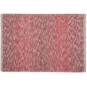 imageDII Woven Rag Rug Collection Recycled Yarn Variegated Rustic Stripe 2x3 GrayBarn Red
