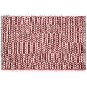 imageDII Woven Recycled Yarn Rag Rug Collection Miniature Diamonds 2x3 StoneBarn Red