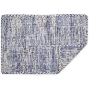 imageDII Woven Rugs Collection HandLoomed 2x3 Navy Blue DiamondBlue Variegated