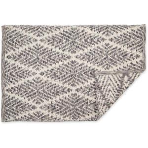 imageDII Woven Rugs Collection HandLoomed 2x3 Navy Blue DiamondGray Diamond