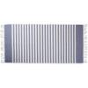 image100 Cotton Soft ampamp Absorbent Decorative Turkish Fouta Towel with Twisted Fringe for Home Beach Pool or Dcor Use As Blanket or Throw  Coral StripeNautical Blue