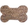 imageBone Dry Pet Storage Collection Bone Shape Hyacinth Toy Basket Natural MediumNatural
