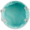 imageBone Dry Pet Storage Collection Collapsible Bin Medium Round OffWhiteAqua