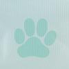 imageBone Dry Pet Storage Collection Collapsible Bin Medium Round OffWhiteAqua