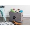 imageBone Dry Pet Storage Collection Collapsible Bin Medium Round OffWhiteGray