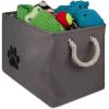 imageBone Dry Pet Storage Collection Collapsible Bin Medium Round OffWhiteGray