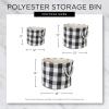 imageBone Dry Pet Storage Collection Collapsible Bin Medium Round OffWhiteGray