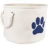 imageBone Dry Pet Storage Collection Collapsible Bin Medium Round OffWhiteOffWhite